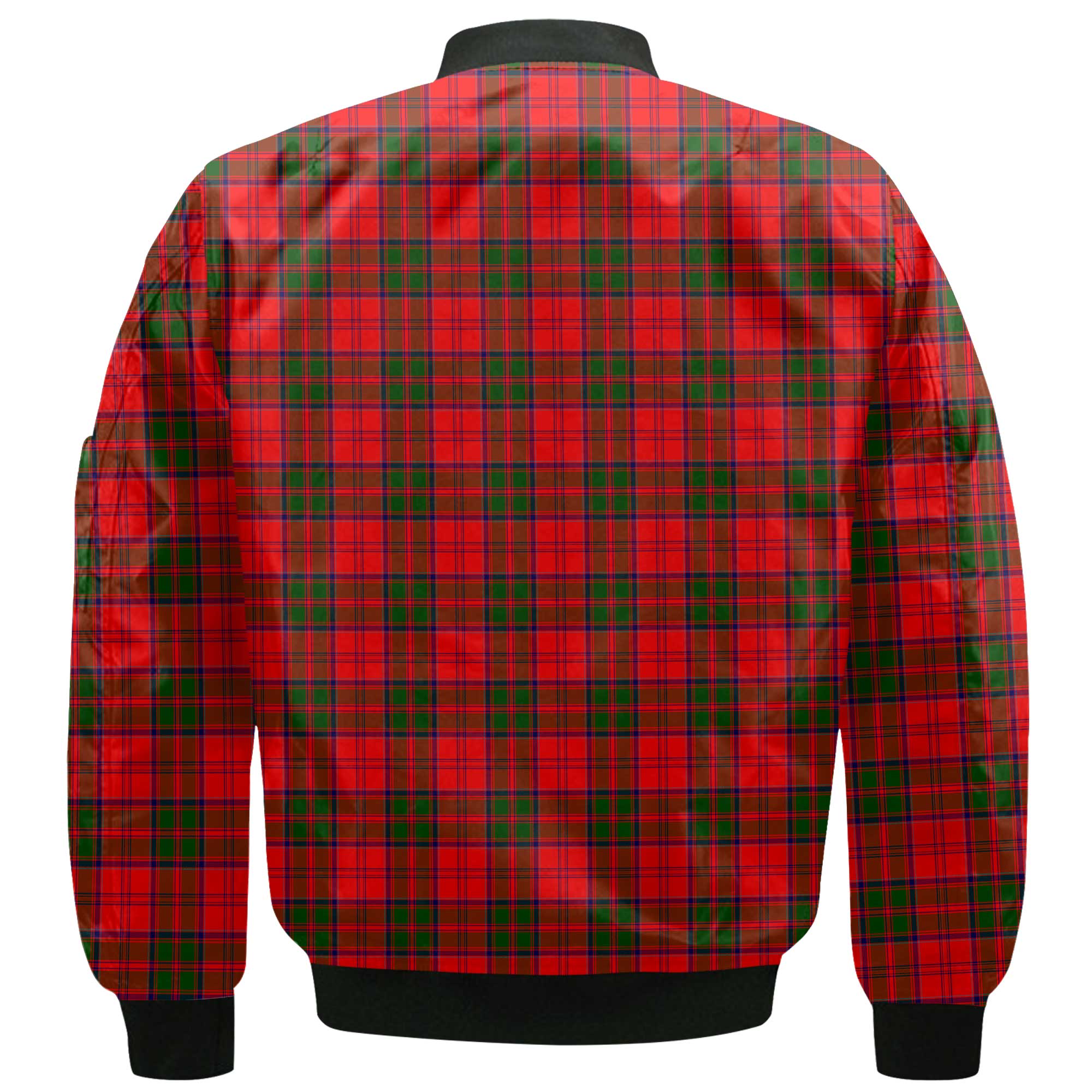 Clan Heron Tartan Men Bomber Jacket Crest And Plaid Basic Style