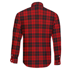 Clan Hogg Tartan Long Sleeve Button Shirt Crest And Plaid Basic Style