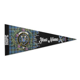 Clan Hope Tartan Felt Pennant Crest And Plaid Basic Style