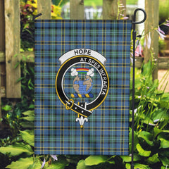 Clan Hope Tartan Garden Flag Crest And Plaid Basic Style