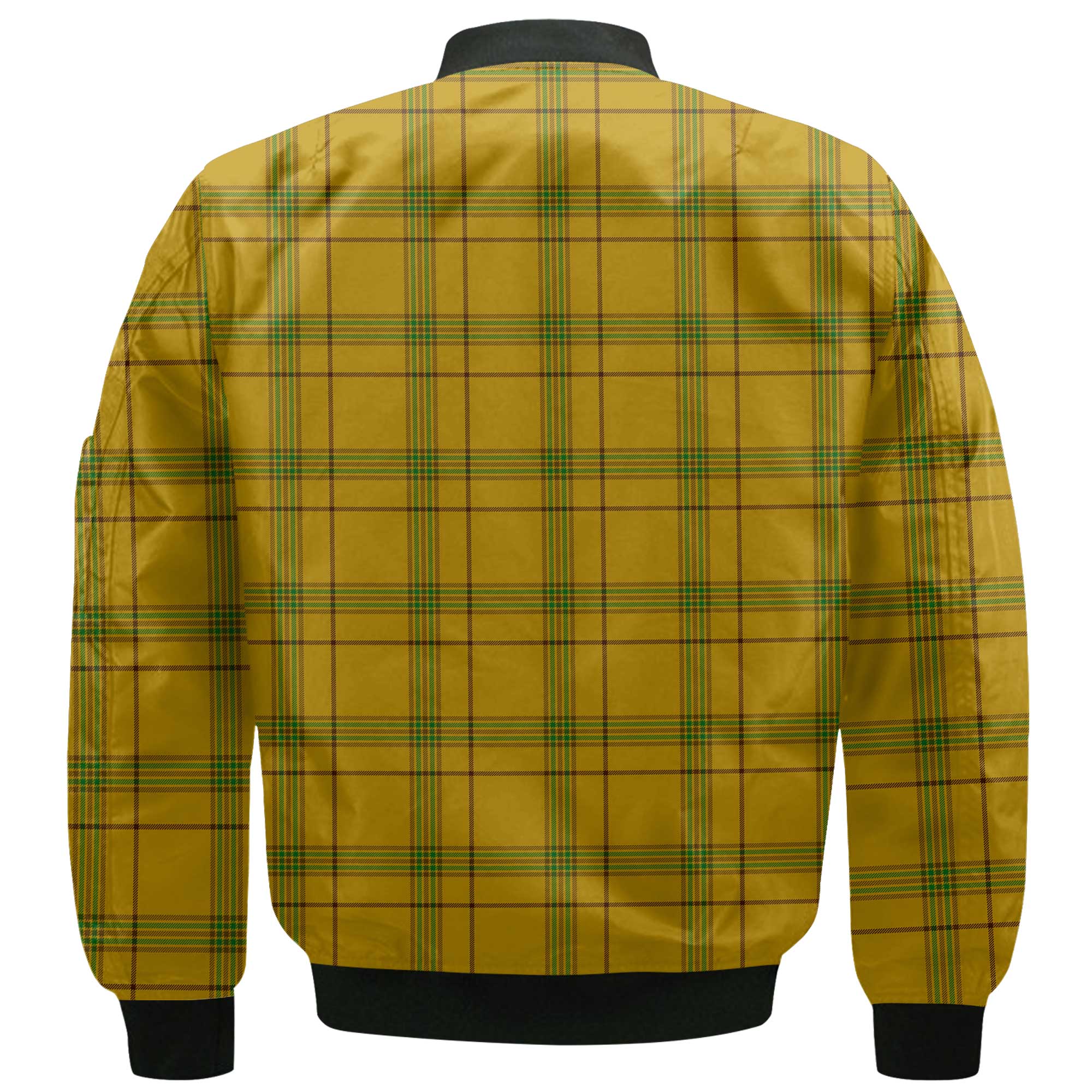 Clan Houston Tartan Men Bomber Jacket Crest And Plaid Basic Style