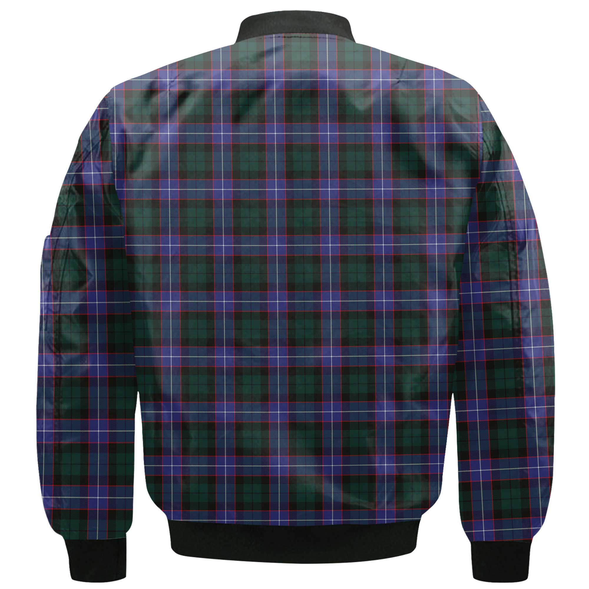 Clan Hunter Tartan Men Bomber Jacket Crest And Plaid Basic Style