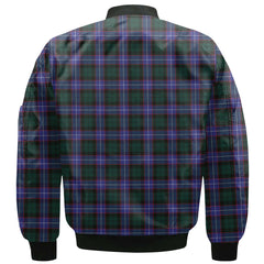 Clan Hunter Tartan Men Bomber Jacket Crest And Plaid Basic Style