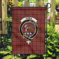 Clan Innes Tartan Garden Flag Crest And Plaid Basic Style