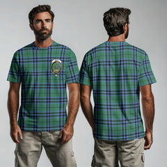 Clan Keith Tartan Men T Shirt Crest And Plaid Basic Style