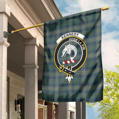 Clan Kennedy Tartan Garden Flag Crest And Plaid Basic Style