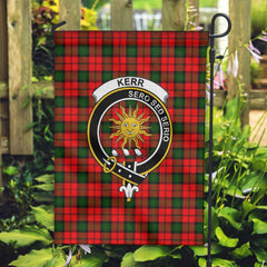 Clan Kerr Tartan Garden Flag Crest And Plaid Basic Style