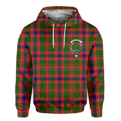 Clan Kinninmont Tartan Men Hoodie Crest And Plaid Basic Style