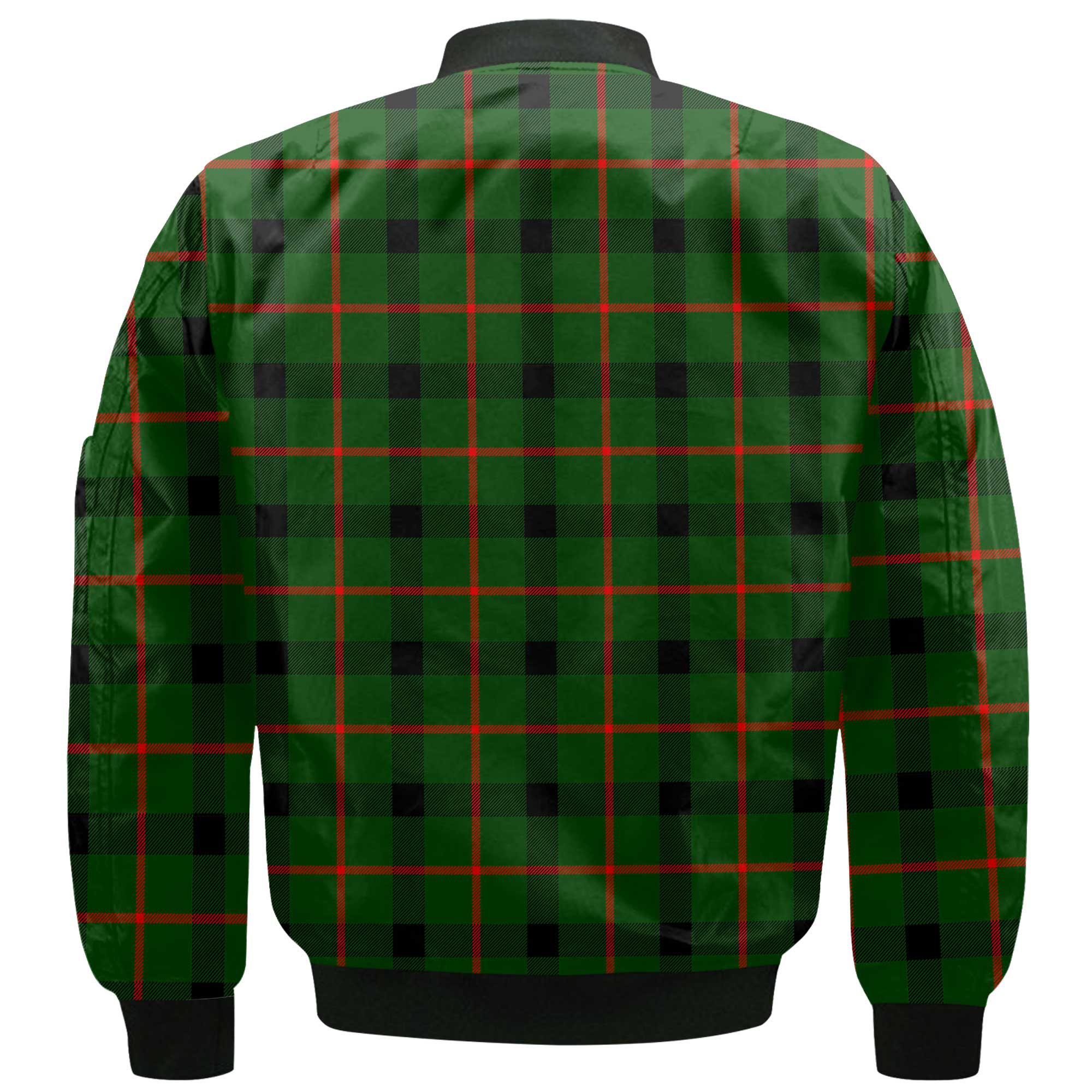 Clan Lennox Tartan Men Bomber Jacket Crest And Plaid Basic Style