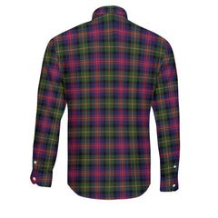 Clan Logan Tartan Long Sleeve Button Shirt Crest And Plaid Basic Style