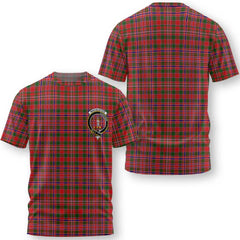 Clan Macalister Tartan Men T Shirt Crest And Plaid Basic Style