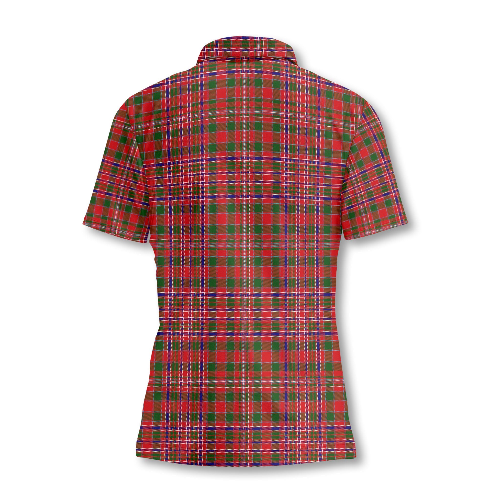 Clan Macalister Tartan Women Polo Shirt Crest And Plaid Basic Style