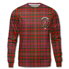 Clan Macalister Tartan Women Sweatshirt Crest And Plaid Basic Style
