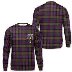 Clan Macbrayne Tartan Women Sweatshirt Crest And Plaid Basic Style