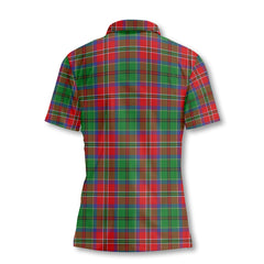 Clan Macculloch Tartan Women Polo Shirt Crest And Plaid Basic Style