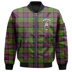 Clan Macdonald Donald Tartan Women Bomber Jacket Crest And Plaid Basic Style