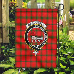 Clan Macdonald Of Sleat Tartan Garden Flag Crest And Plaid Basic Style