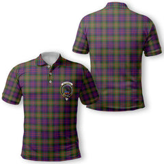 Clan Macdonell Of Glengarry Tartan Men Polo Shirt Crest And Plaid Basic Style