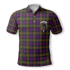 Clan Macdonell Of Glengarry Tartan Men Polo Shirt Crest And Plaid Basic Style