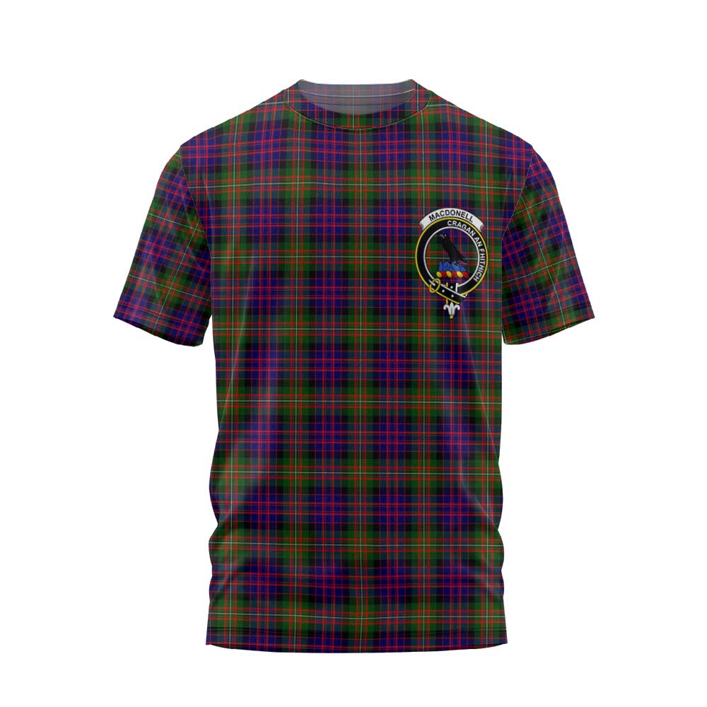 Clan Macdonell Of Glengarry Tartan Men T Shirt Crest And Plaid Basic Style