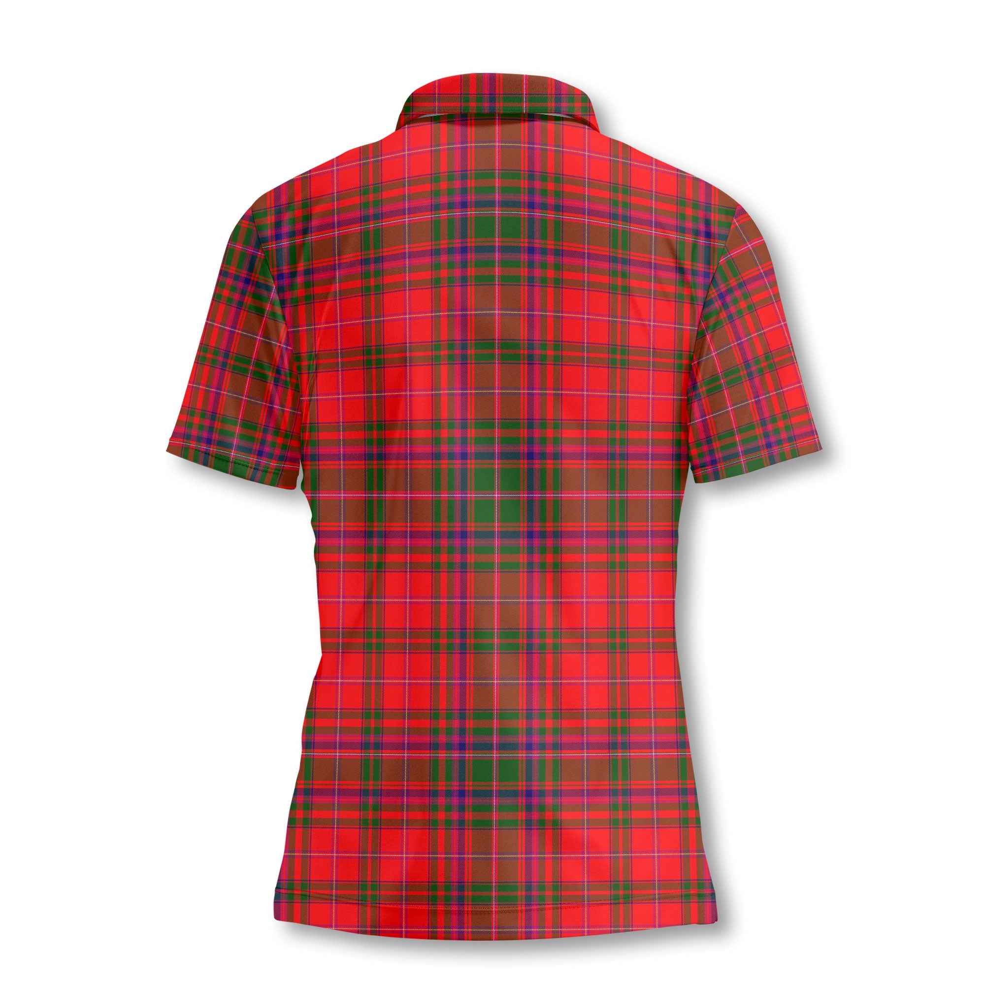Clan Macdougall Tartan Women Polo Shirt Crest And Plaid Basic Style