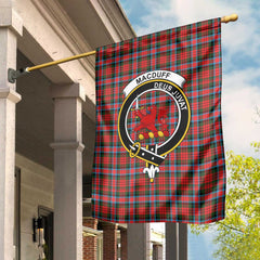Clan Macduff Tartan Garden Flag Crest And Plaid Basic Style