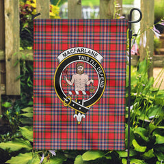 Clan Macfarlane Tartan Garden Flag Crest And Plaid Basic Style