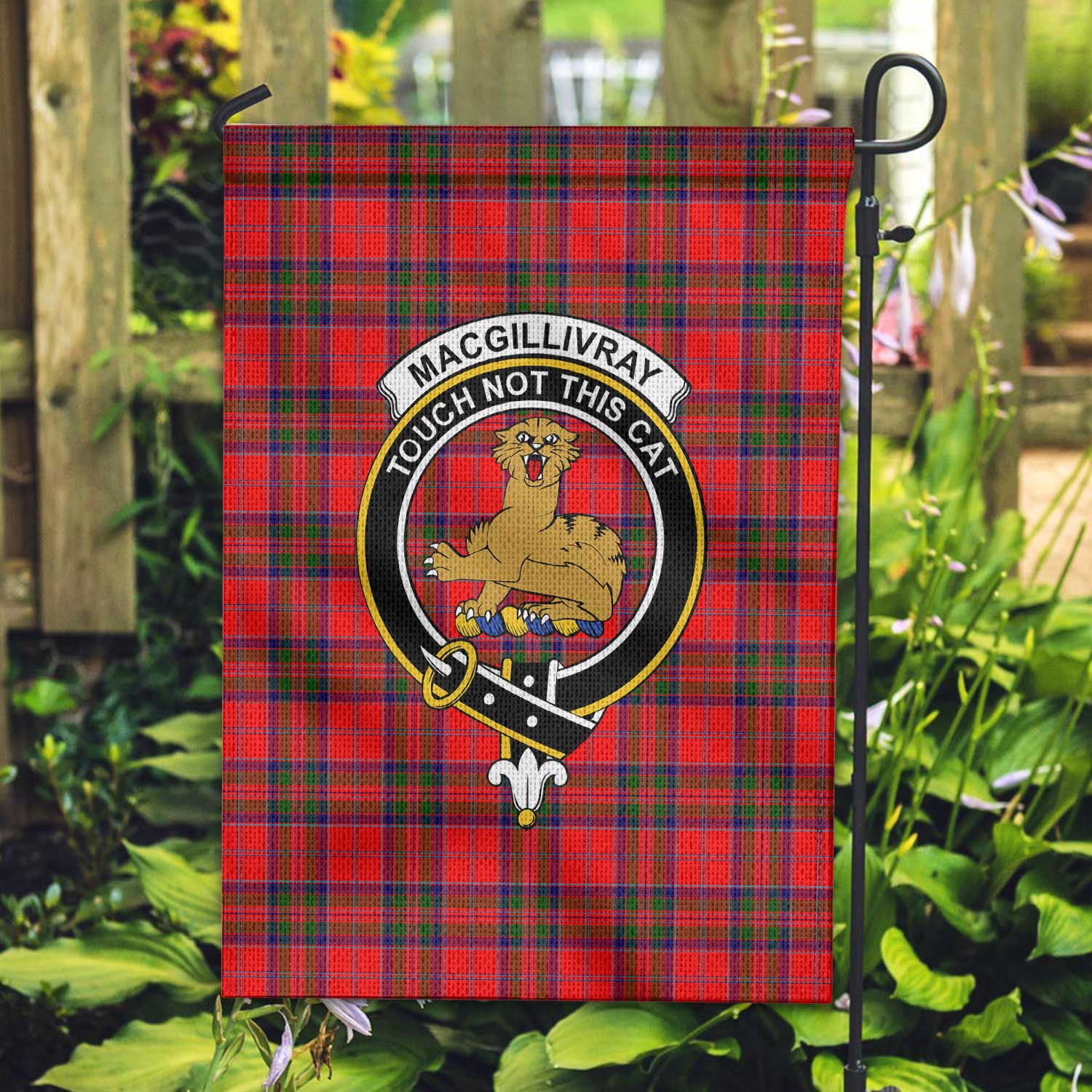 Clan Macgillivray Tartan Garden Flag Crest And Plaid Basic Style
