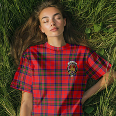 Clan Macgillivray Tartan Women T Shirt Crest And Plaid Basic Style
