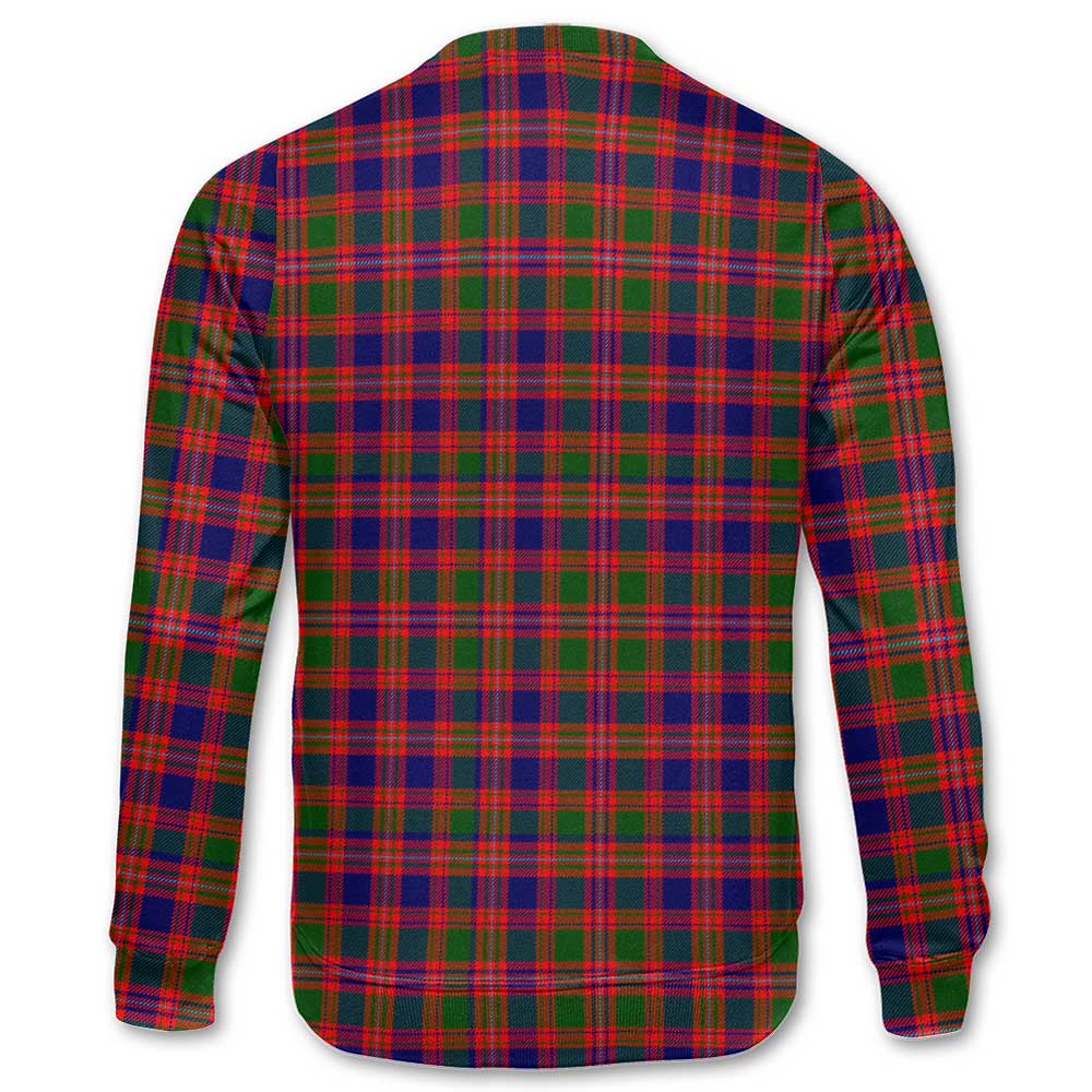 Clan Macintyre Tartan Women Sweatshirt Crest And Plaid Basic Style