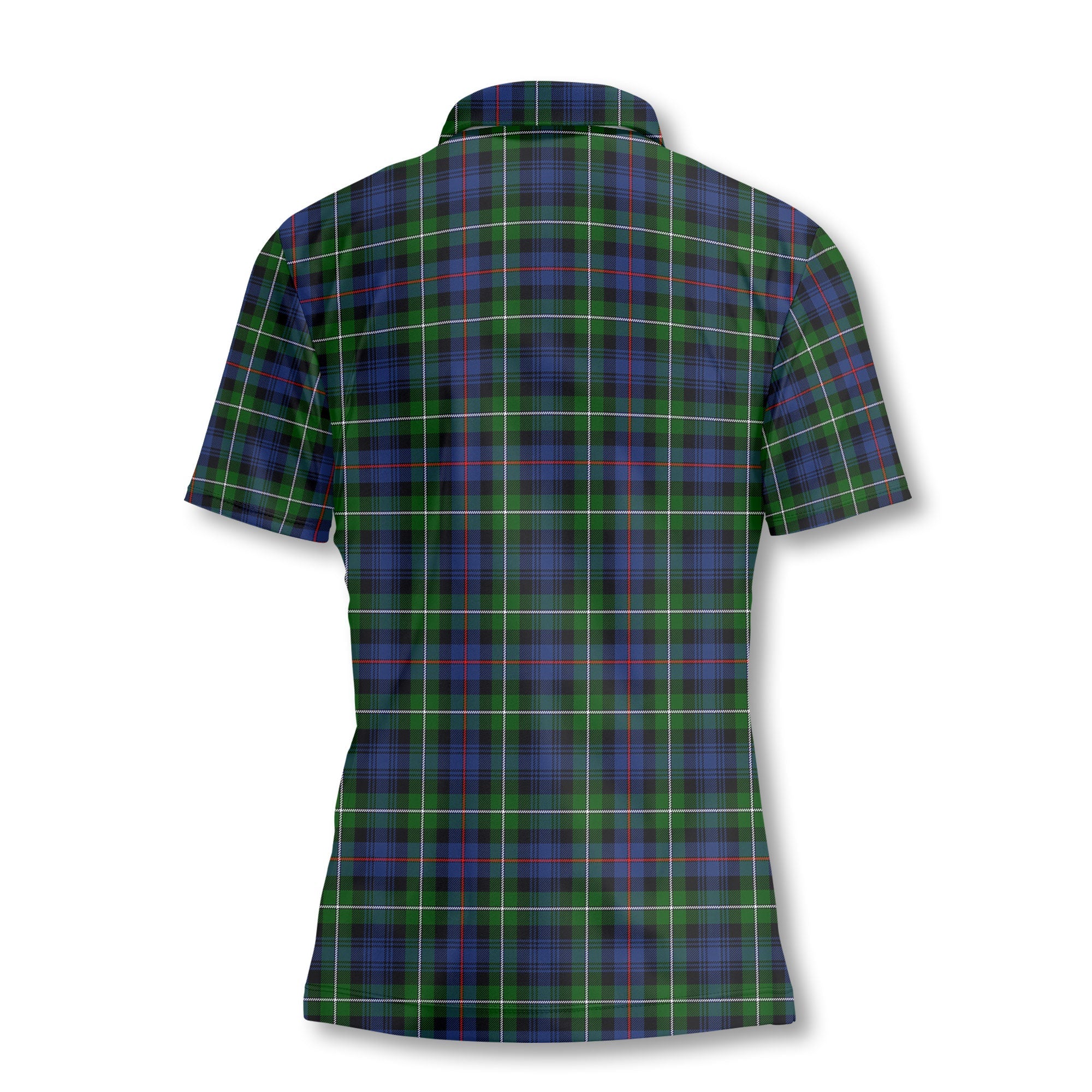 Clan Mackenzie Tartan Women Polo Shirt Crest And Plaid Basic Style