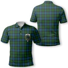 Clan Mackie Tartan Golf Men Polo Shirt Crest And Plaid Basic Style