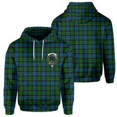 Clan Mackie Tartan Men Hoodie Crest And Plaid Basic Style