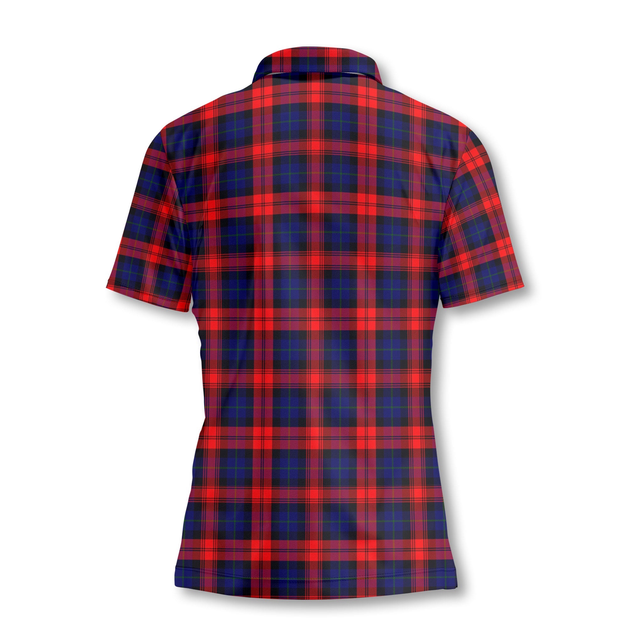 Clan Maclachlan Tartan Women Polo Shirt Crest And Plaid Basic Style
