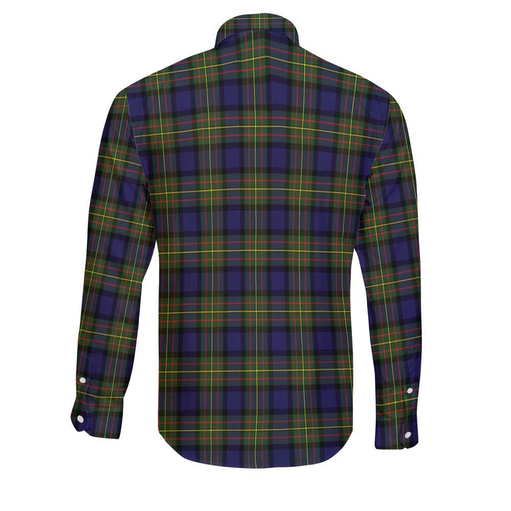 Clan Maclaren Tartan Long Sleeve Button Shirt Crest And Plaid Basic Style