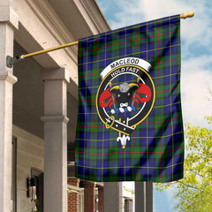 Clan Macleod Tartan Garden Flag Crest And Plaid Basic Style