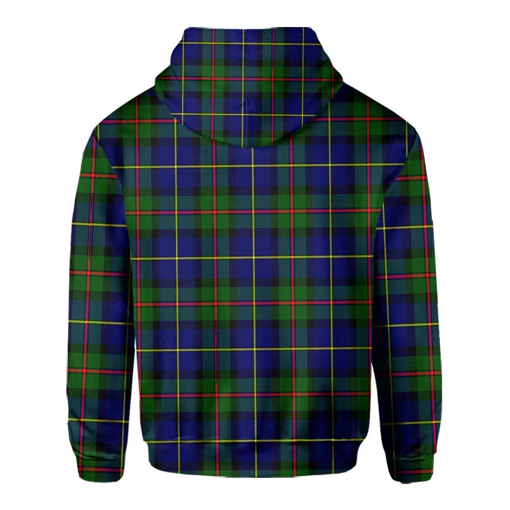 Clan Macleod Tartan Men Hoodie Crest And Plaid Basic Style