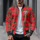 Clan Macnab Tartan Men Bomber Jacket Crest And Plaid Basic Style