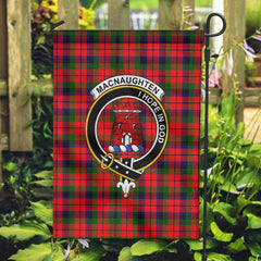 Clan Macnaughten Tartan Garden Flag Crest And Plaid Basic Style