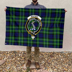 Clan Macneil Of Colonsay Tartan Flag Crest And Plaid Basic Style