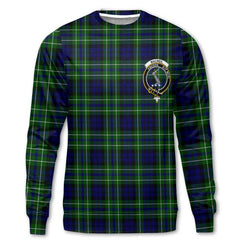 Clan Macneil Of Colonsay Tartan Women Sweatshirt Crest And Plaid Basic Style