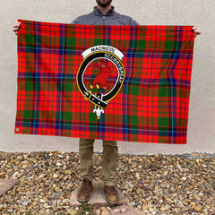 Clan Macnicol Of Scorrybreac Tartan Flag Crest And Plaid Basic Style