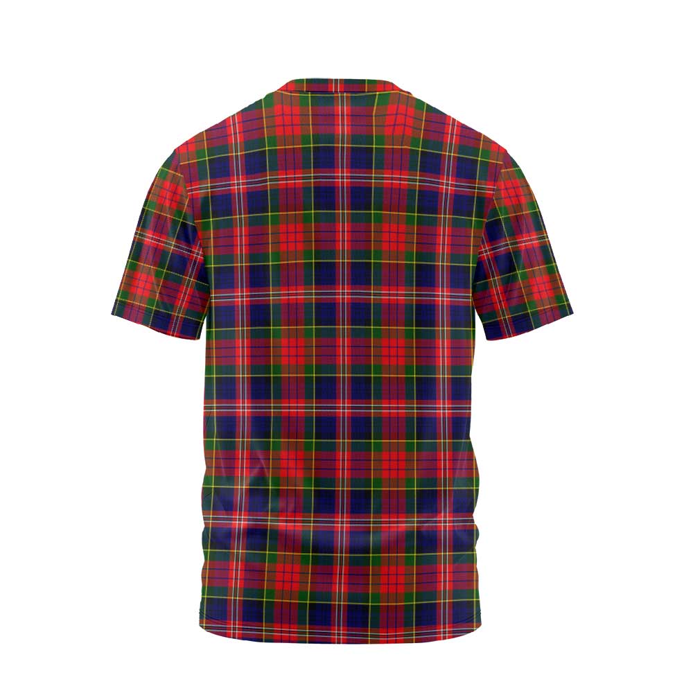 Clan Macpherson Tartan Men T Shirt Crest And Plaid Basic Style