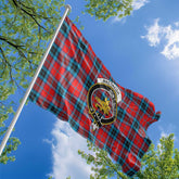 Clan Mactavish Tartan Flag Crest And Plaid Basic Style