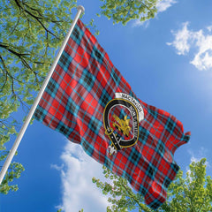Clan Mactavish Tartan Flag Crest And Plaid Basic Style