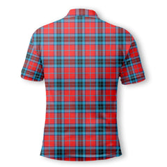 Clan Mactavish Tartan Golf Men Polo Shirt Crest And Plaid Basic Style