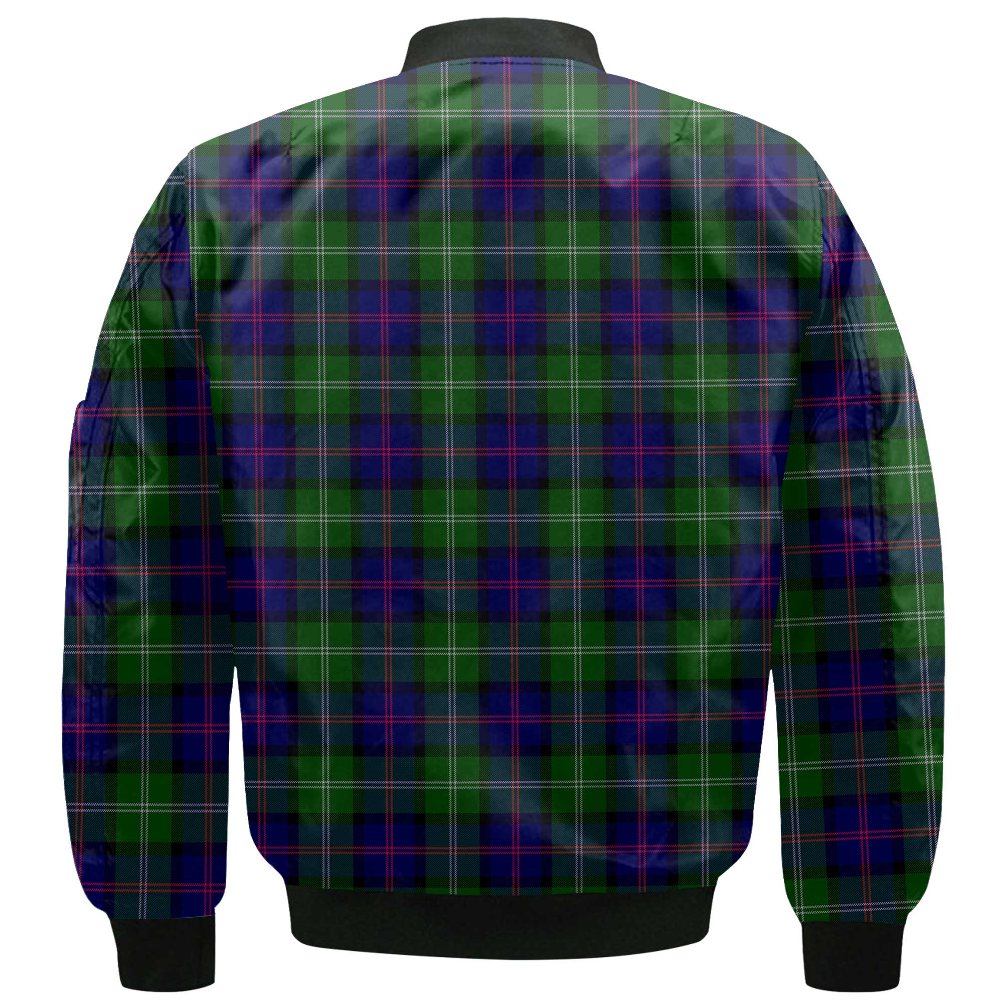 Clan Macthomas Tartan Men Bomber Jacket Crest And Plaid Basic Style
