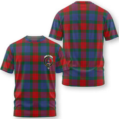 Clan Mar Tartan Men T Shirt Crest And Plaid Basic Style