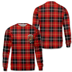 Clan Marjoribanks Tartan Men Sweatshirt Crest And Plaid Basic Style
