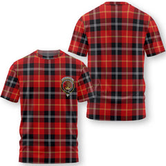Clan Marjoribanks Tartan Men T Shirt Crest And Plaid Basic Style